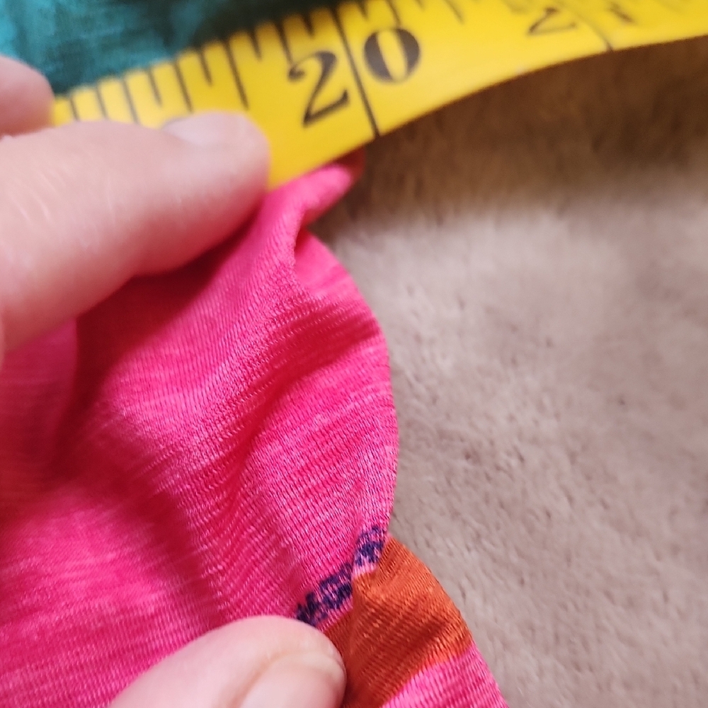 Striped Pink & Multicolor Short Sleeve Mini Dress SO FUN😎🌞 - Picture 5 of 8